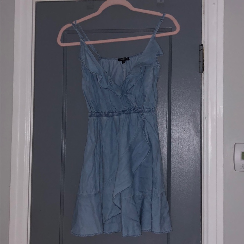 Express denim romper